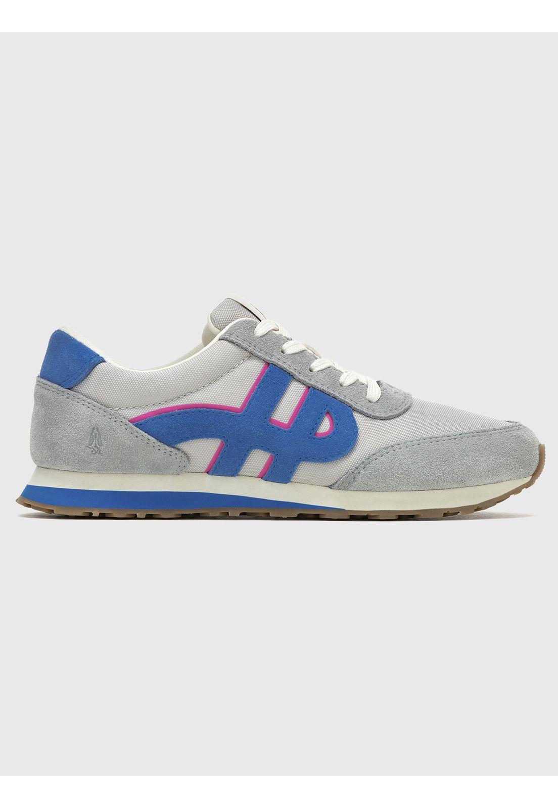 Zapatilla Cuero Mujer Seventy8 Gris-1