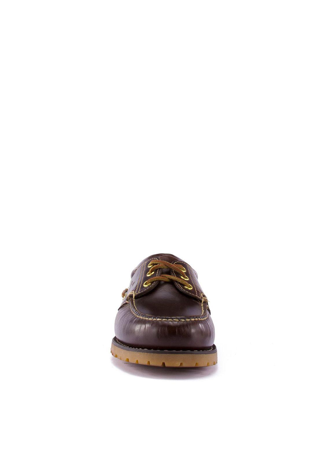 Mocasín Cuero Cuero Hombre New Rocky III Chocolate-2