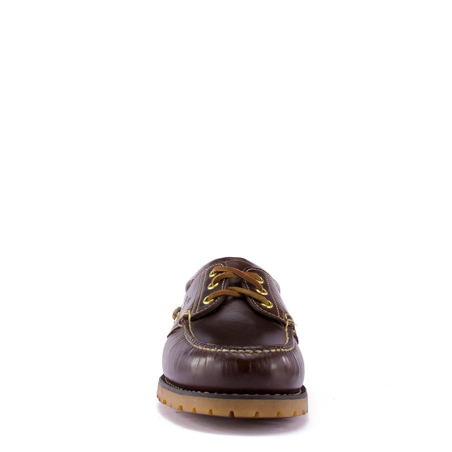 Mocasín Cuero Cuero Hombre New Rocky III Chocolate-2