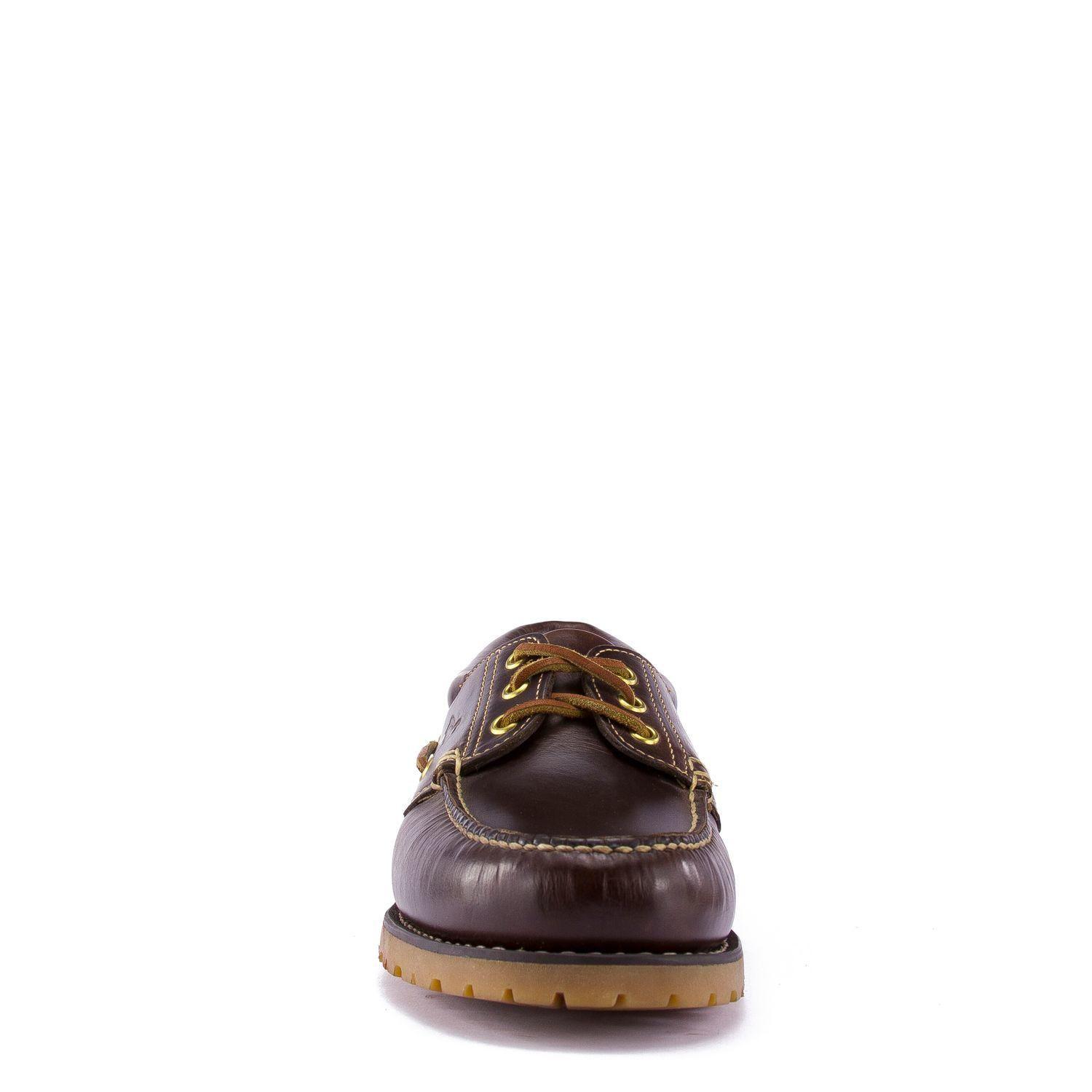 Mocasín Cuero Cuero Hombre New Rocky III Chocolate-2
