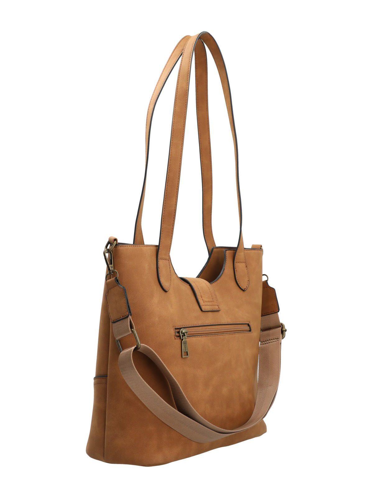 Cartera Mujer Creta Tote Camel-2
