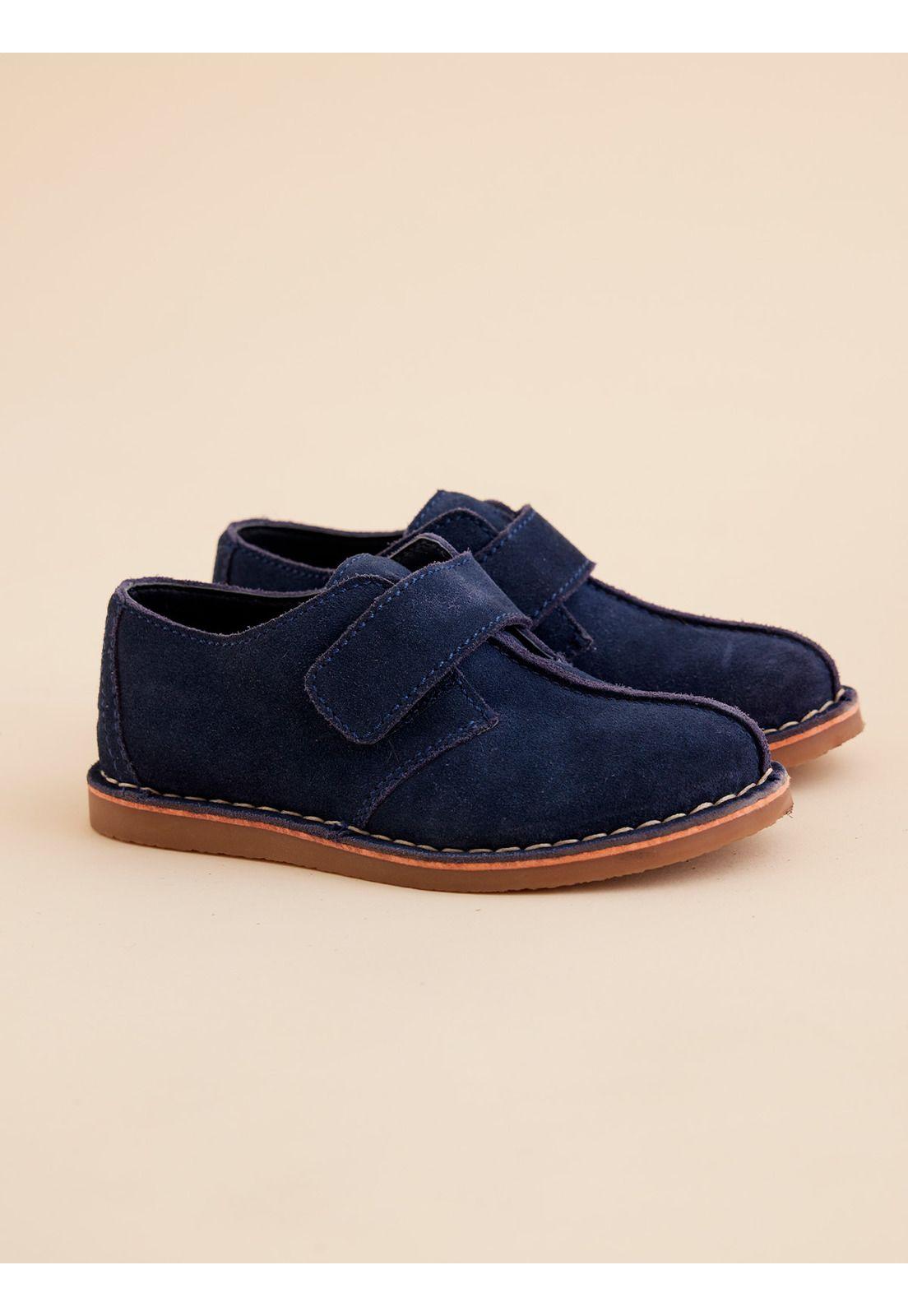Zapato Cuero Azul Niño Lynton Vl  (26-29)-1
