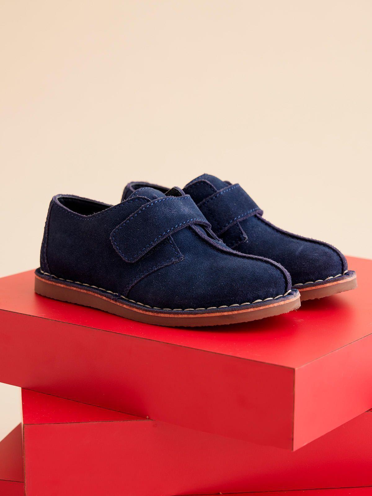 Zapato Cuero Azul Niño Lynton Vl  (26-29)-3