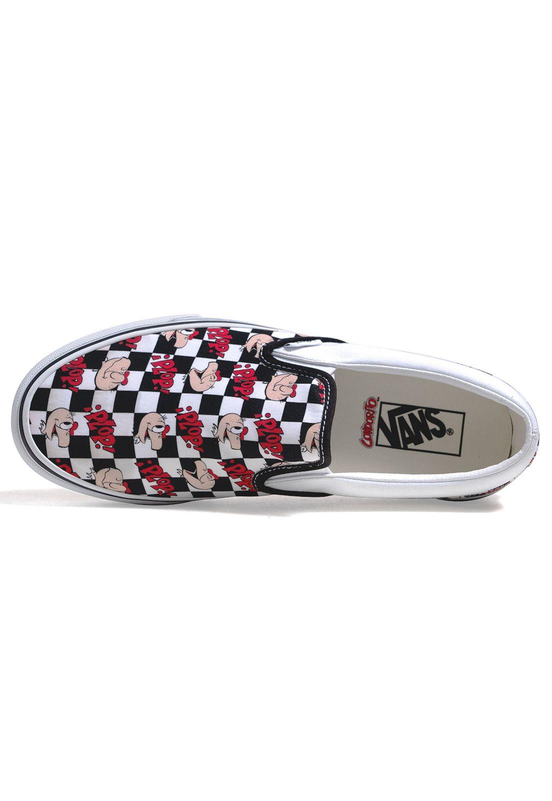 Zapatilla Urbana Condorito Unisex Slip-on Rojo-4