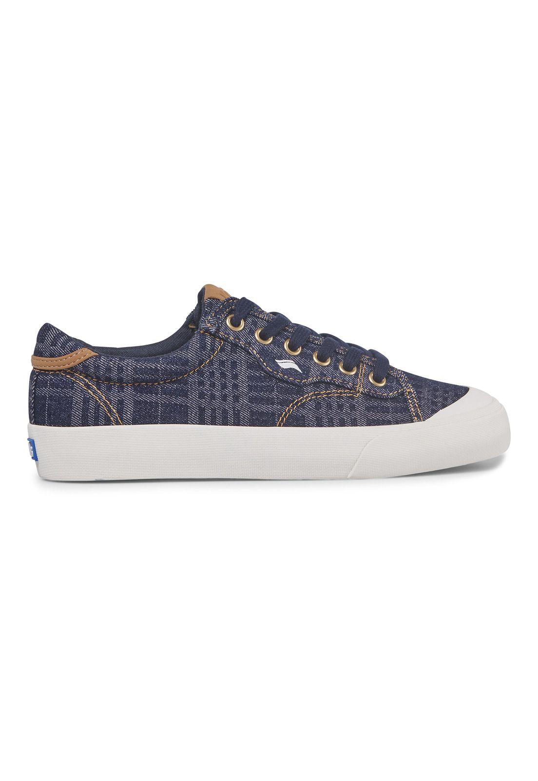 Zapatilla Mujer Crew Kick 75 Azul -0