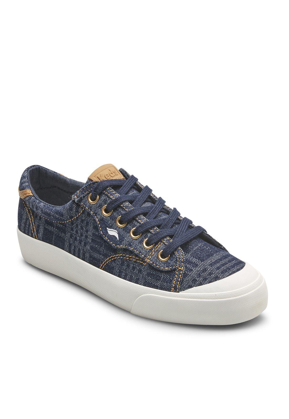 Zapatilla Mujer Crew Kick 75 Azul -1