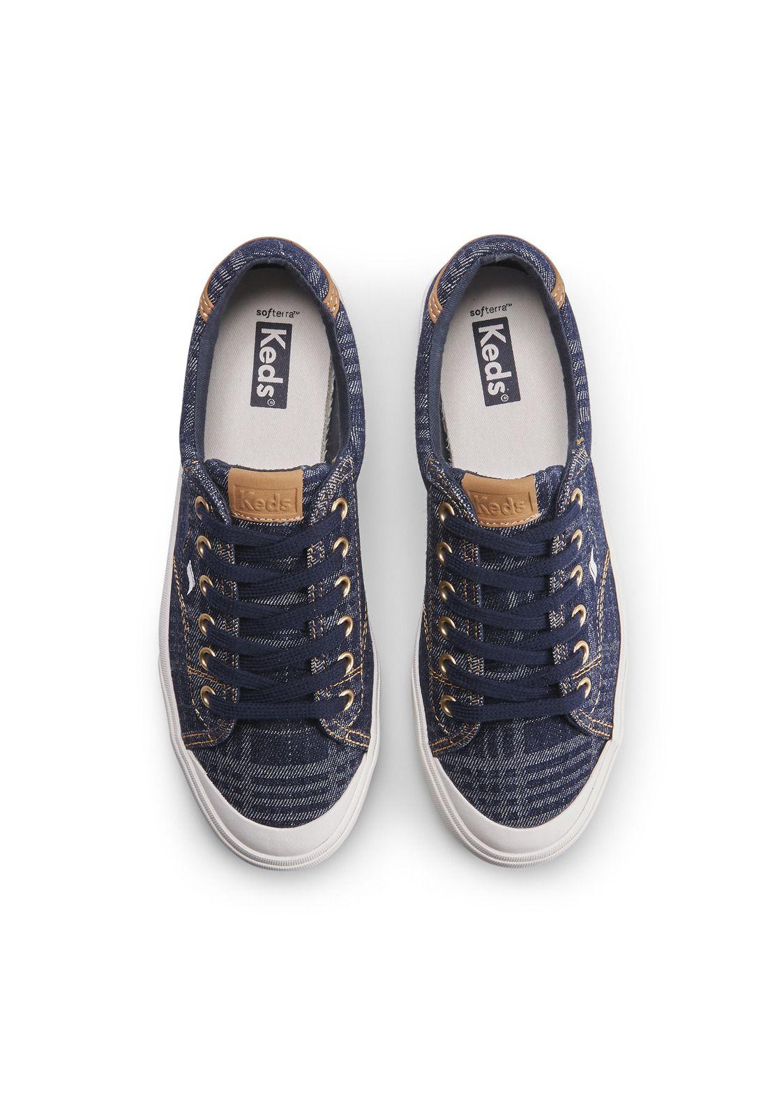 Zapatilla Mujer Crew Kick 75 Azul -2