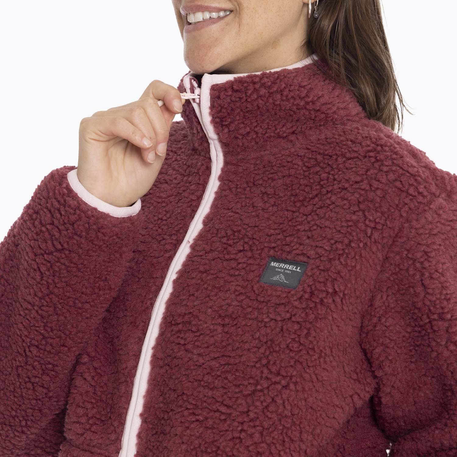 Polar Mujer Sagava Sherpa Burdeo Merrell-4