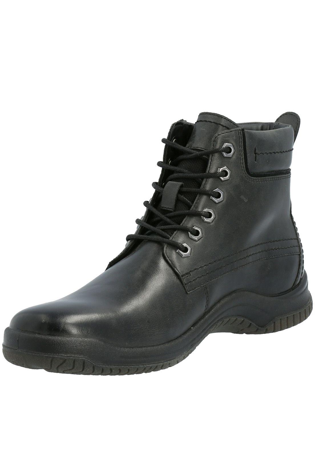 Botin Cuero Hombre Manaslu Negro-4
