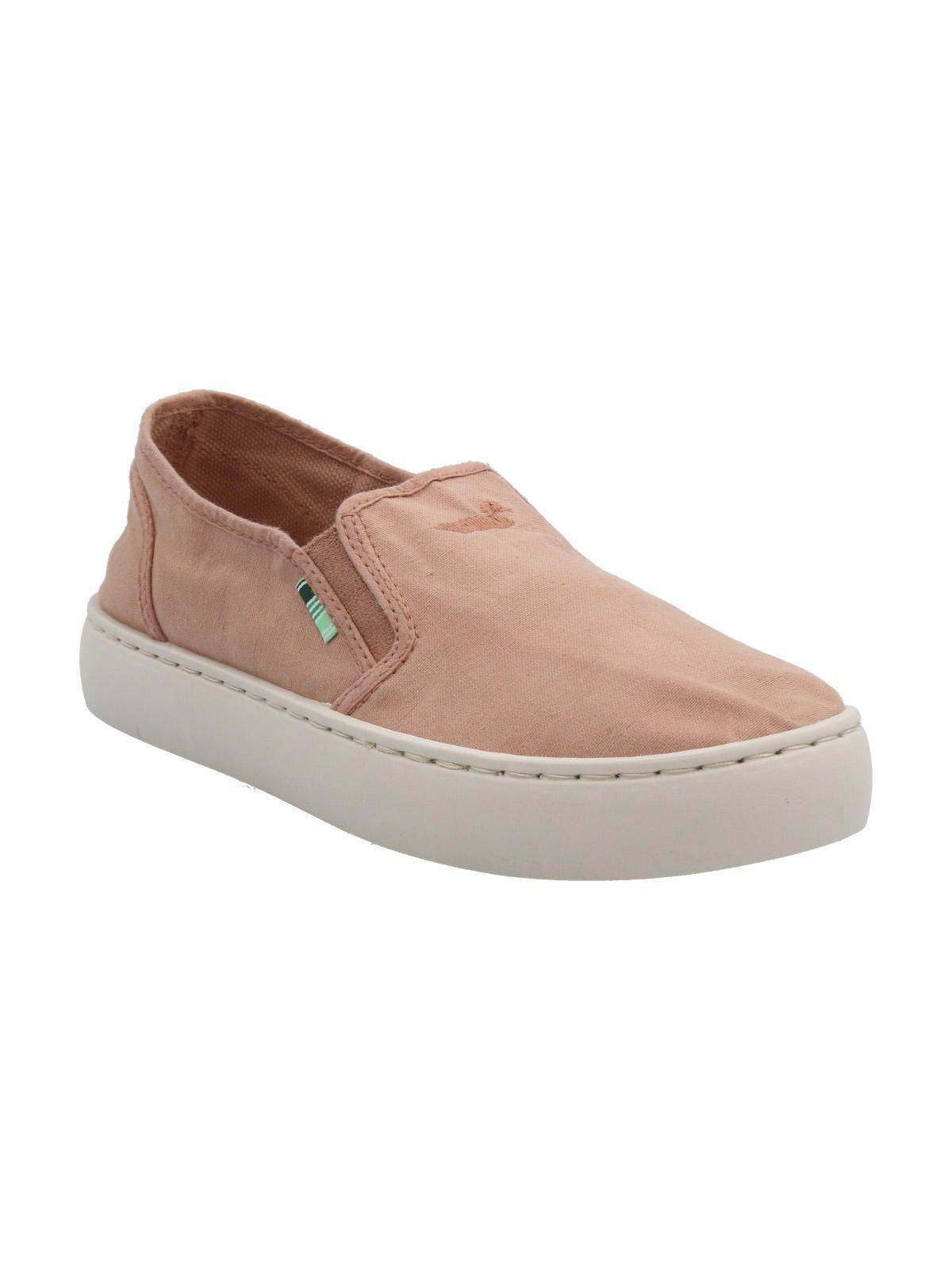 Zapatilla Algodón Orgánico Mujer Kea Café-1