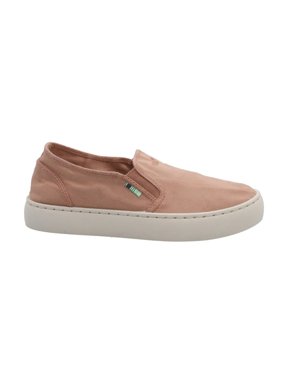 Zapatilla Algodón Orgánico Mujer Kea Café-0