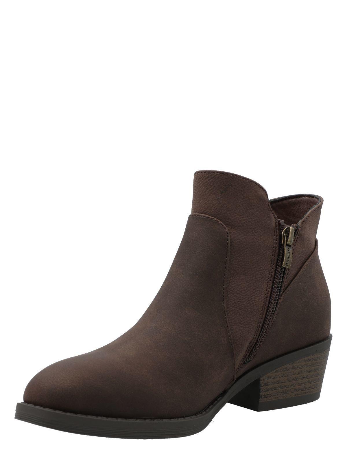 Botín Mujer Marisa Café-4