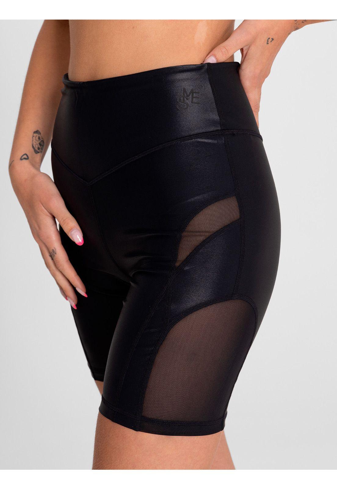 Calza Biker tiro alto HR SAINTMALĒ Negro Mujer-4