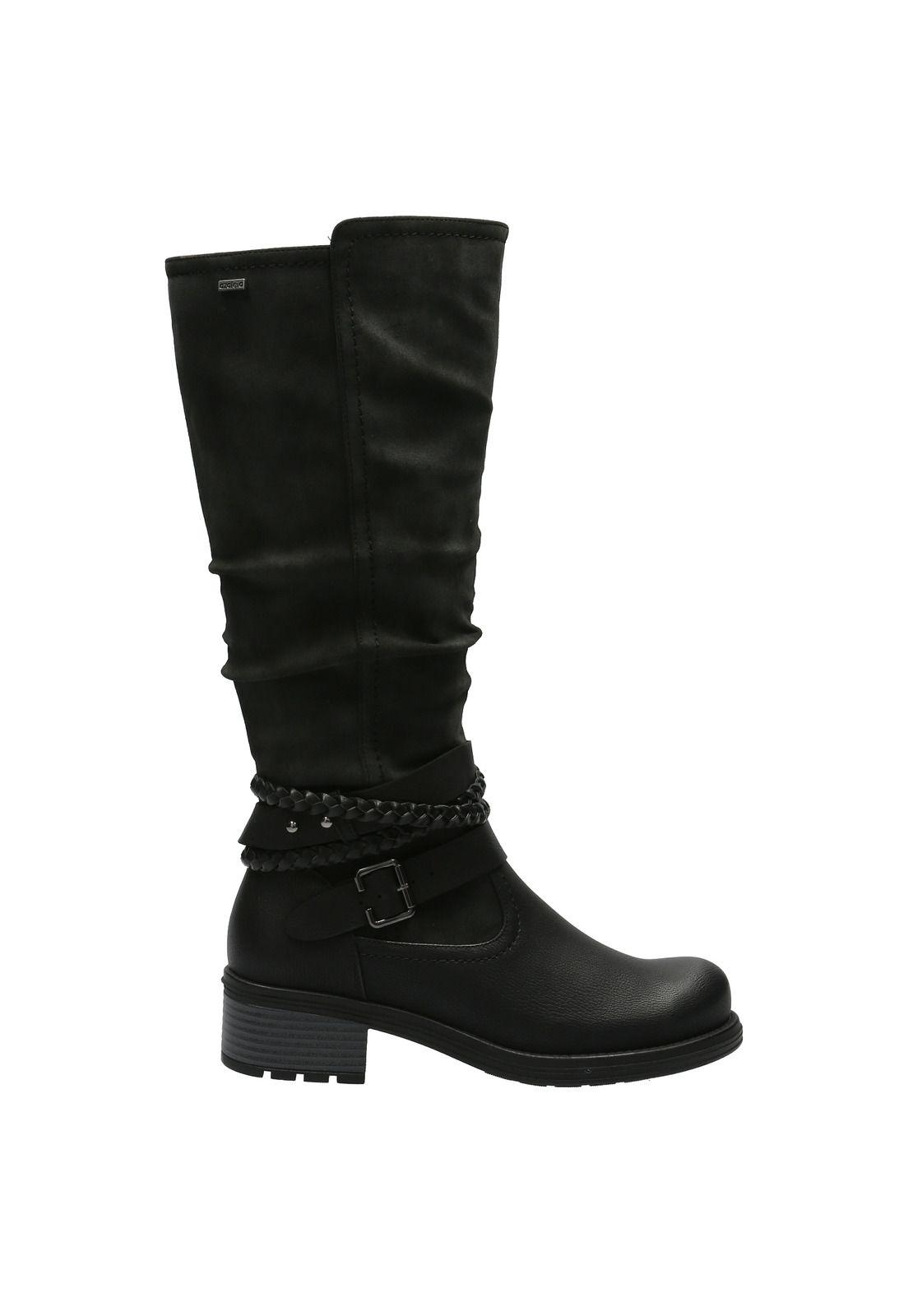 Bota Mujer Newkay Negro-0