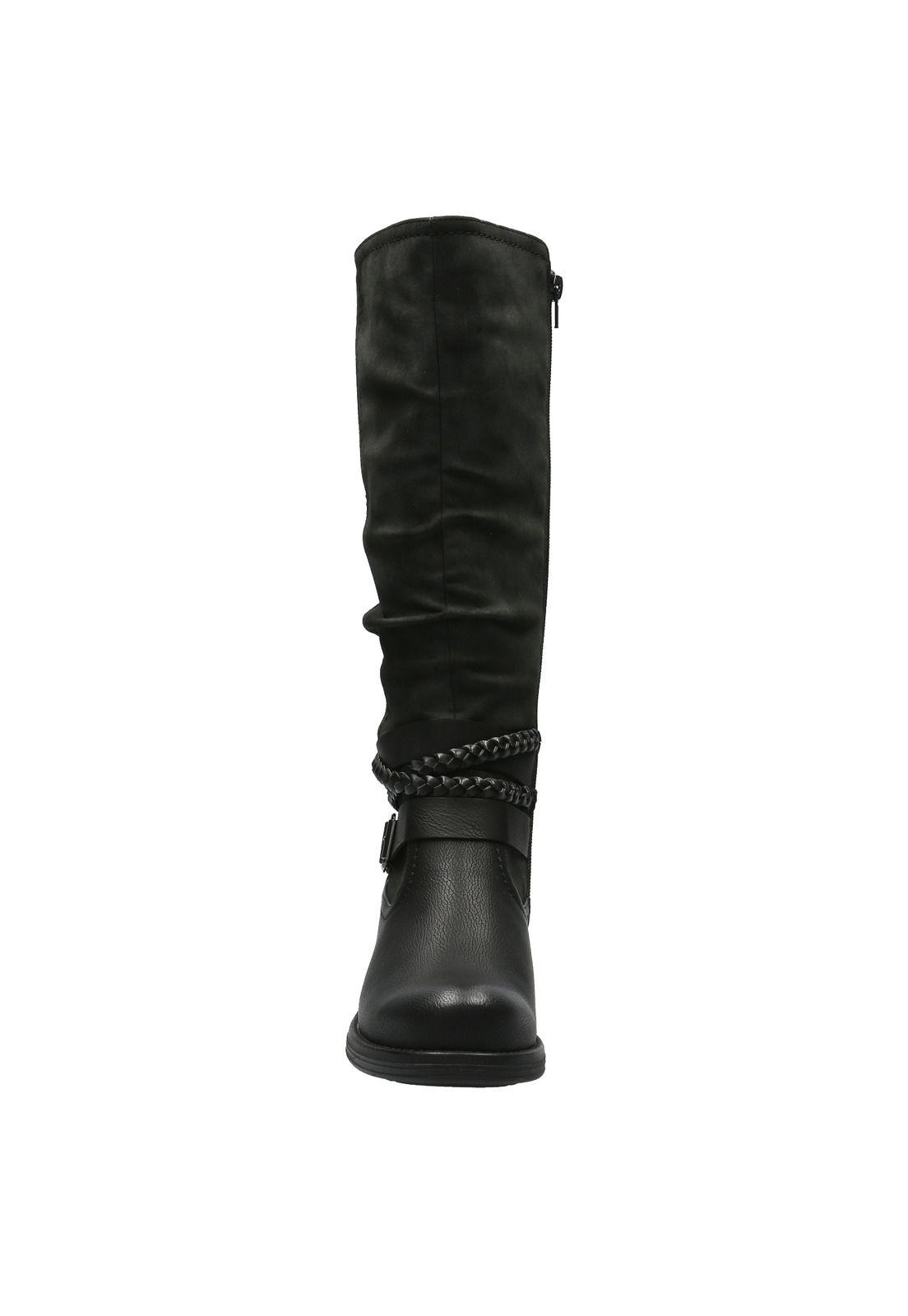 Bota Mujer Newkay Negro-1