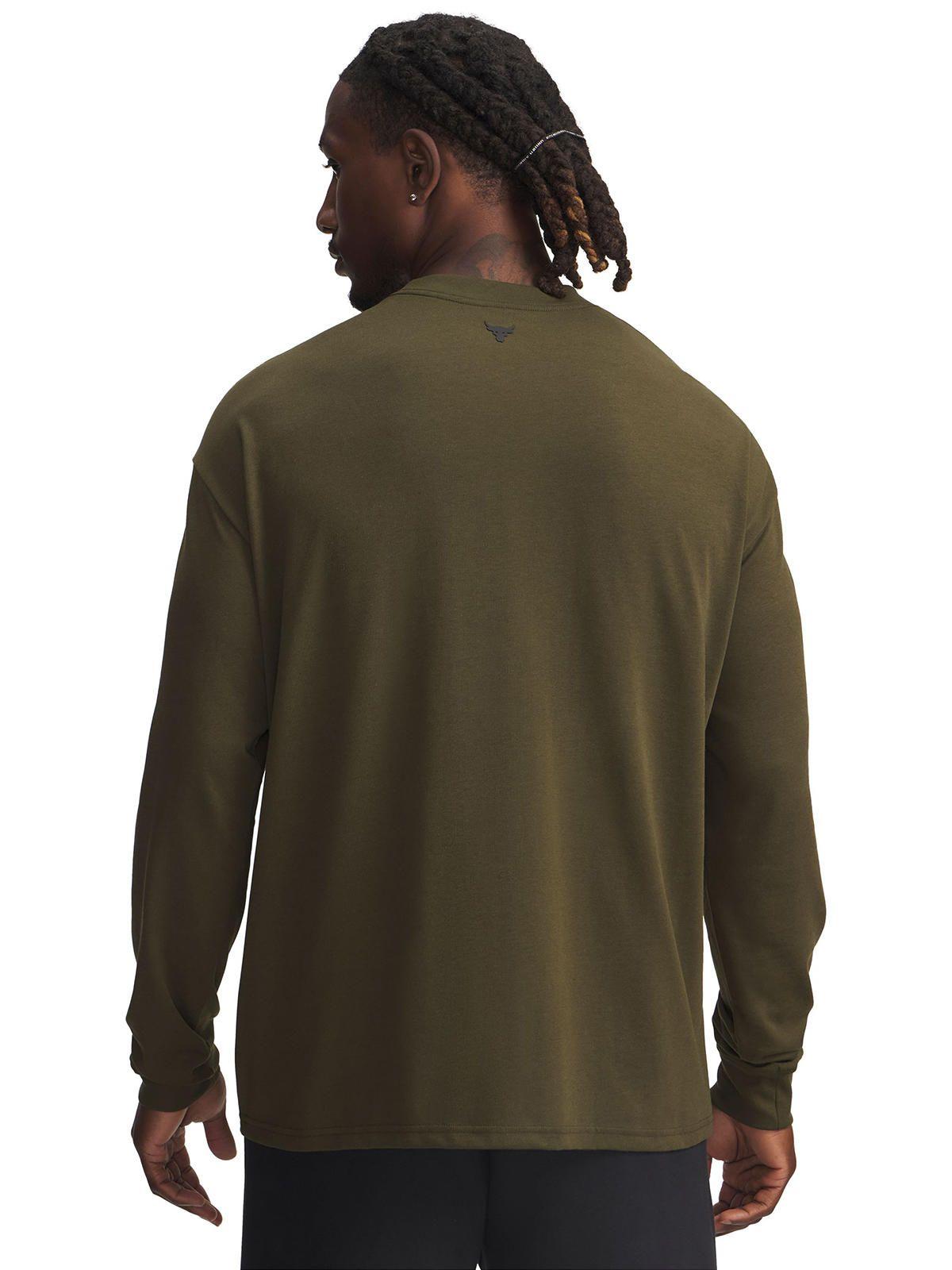 Polera M/L Training hombre Project Rock verde -1