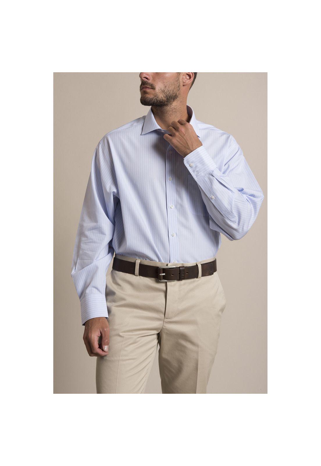 Camisa Libre de Arrugas Rockford Rosa-3