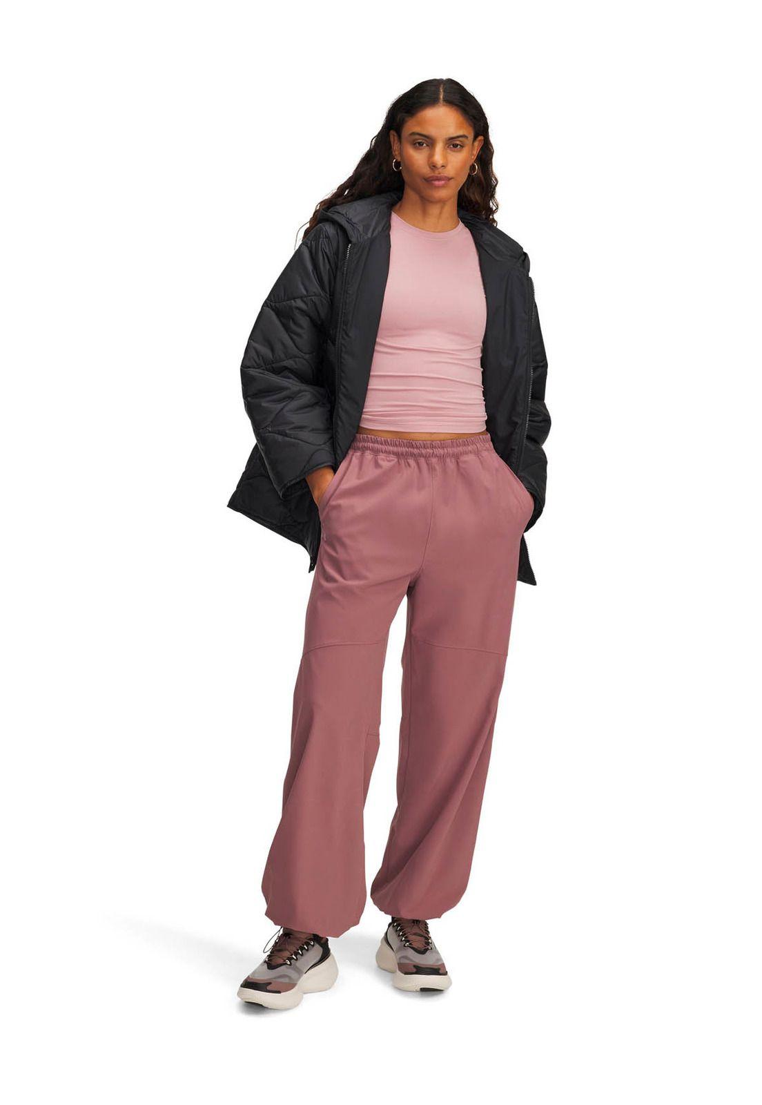 Pantalón Lifestyle para mujer Rival Woven Gym café -3