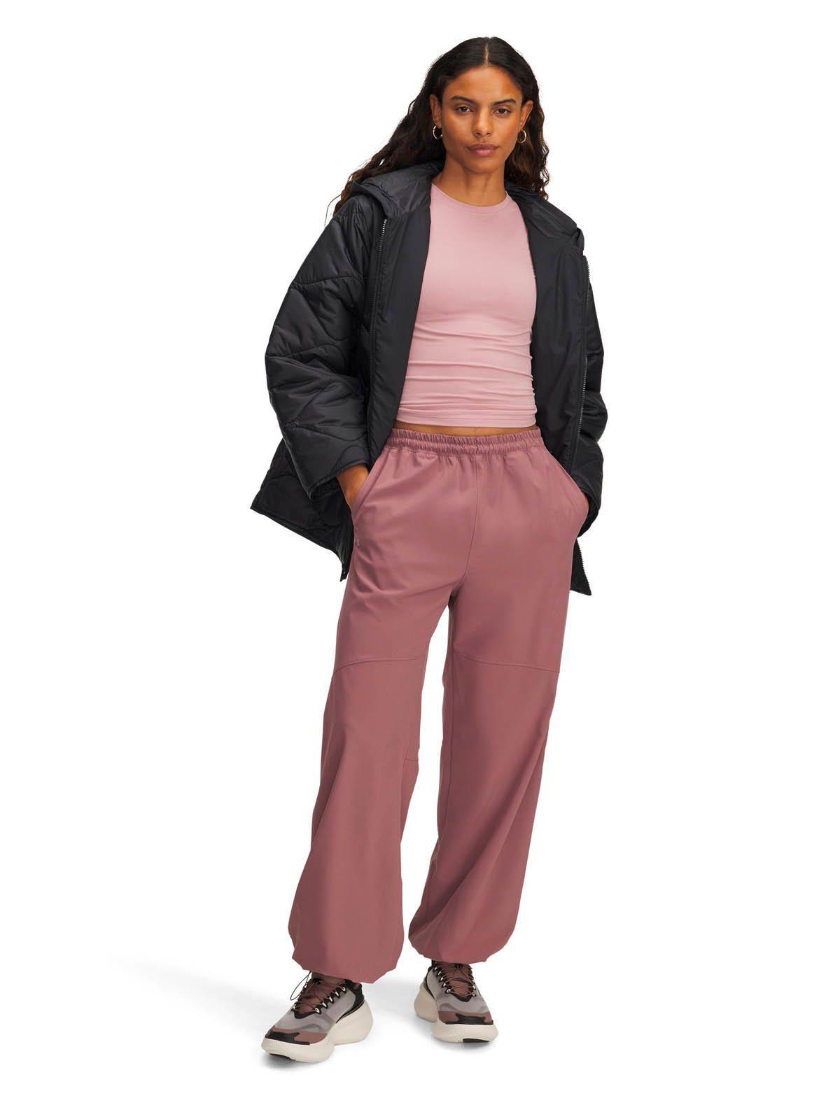 Pantalón Lifestyle para mujer Rival Woven Gym café -3