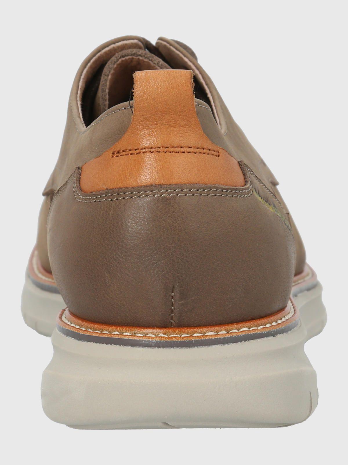 Zapato Cuero Taupe Hombre Rustic -5