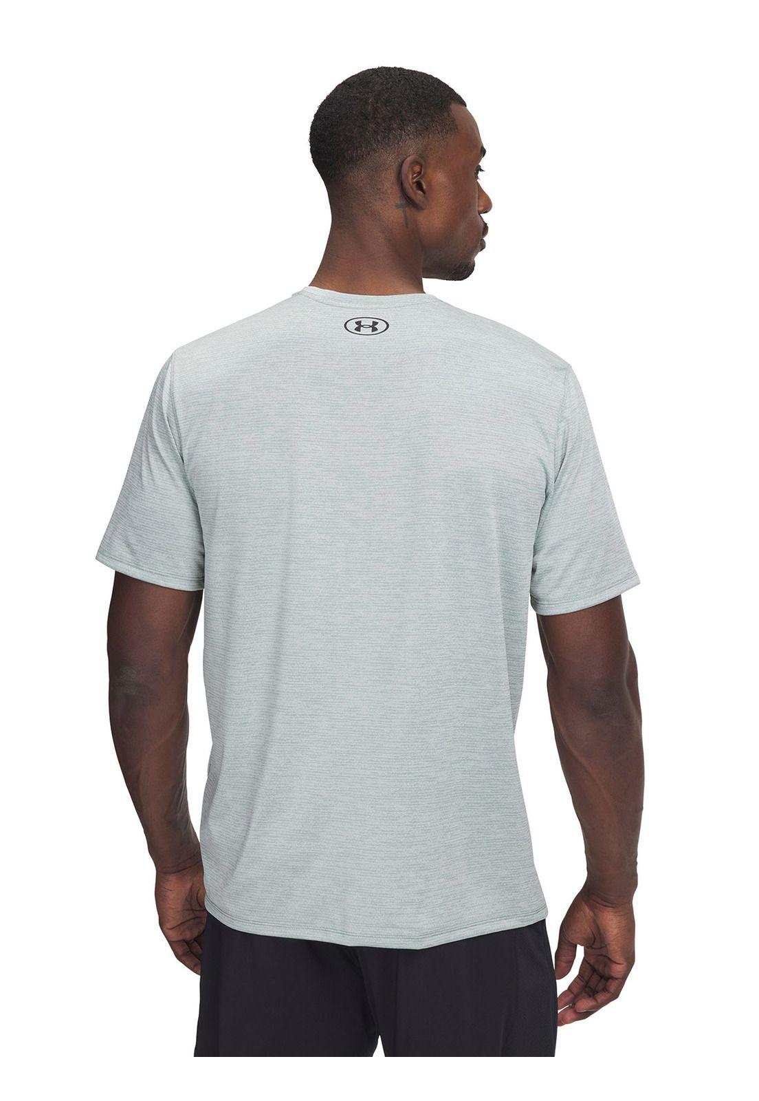 Polera Manga Corta Tech Vent Hombre Verde Underarmour-1
