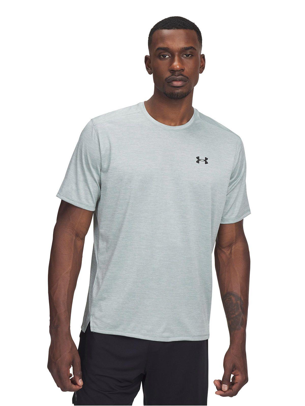Polera Manga Corta Tech Vent Hombre Verde Underarmour-0