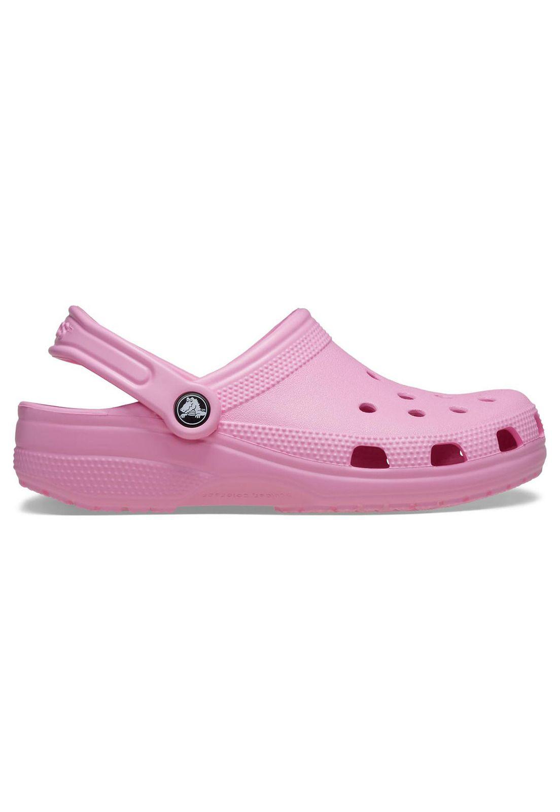 Zueco Crocs Mujer Classic Rosado-0