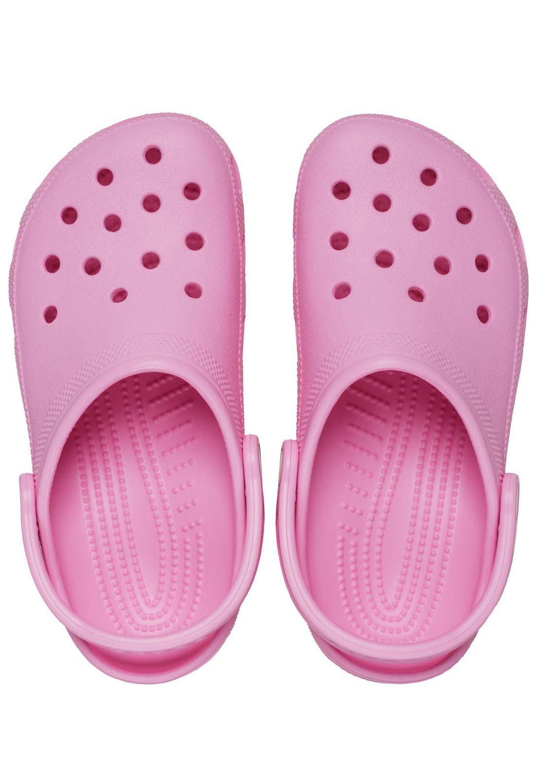 Zueco Crocs Mujer Classic Rosado-4