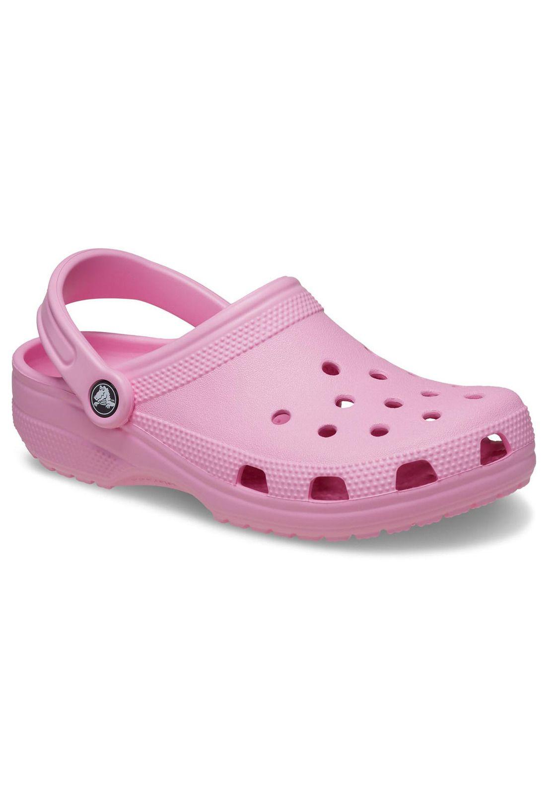 Zueco Crocs Mujer Classic Rosado-6