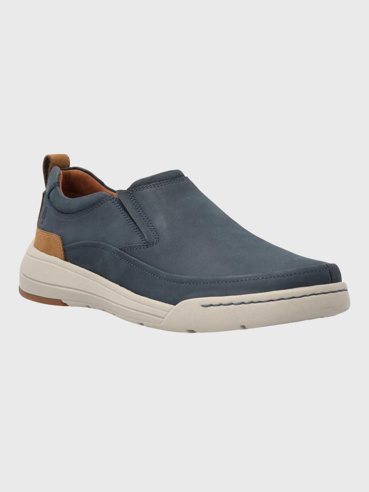Zapato Hombre Cuero Hunt Azul-0
