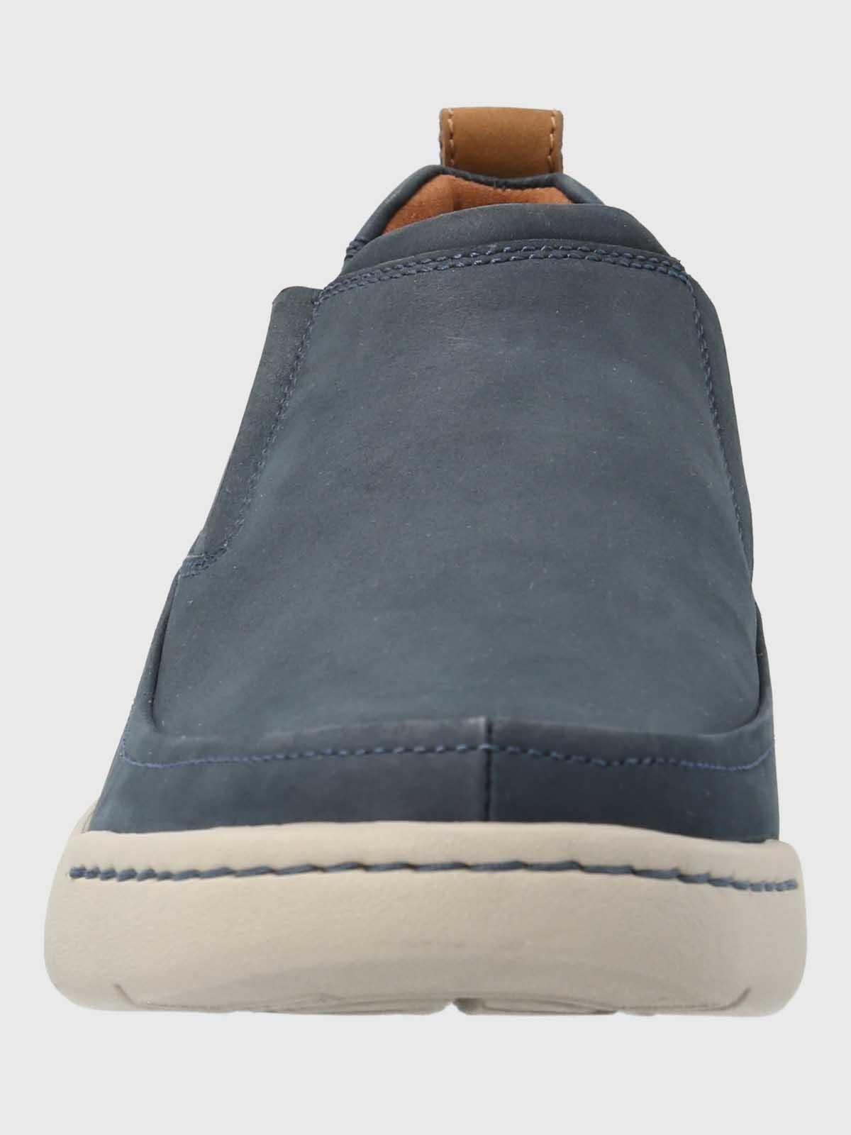 Zapato Hombre Cuero Hunt Azul-3