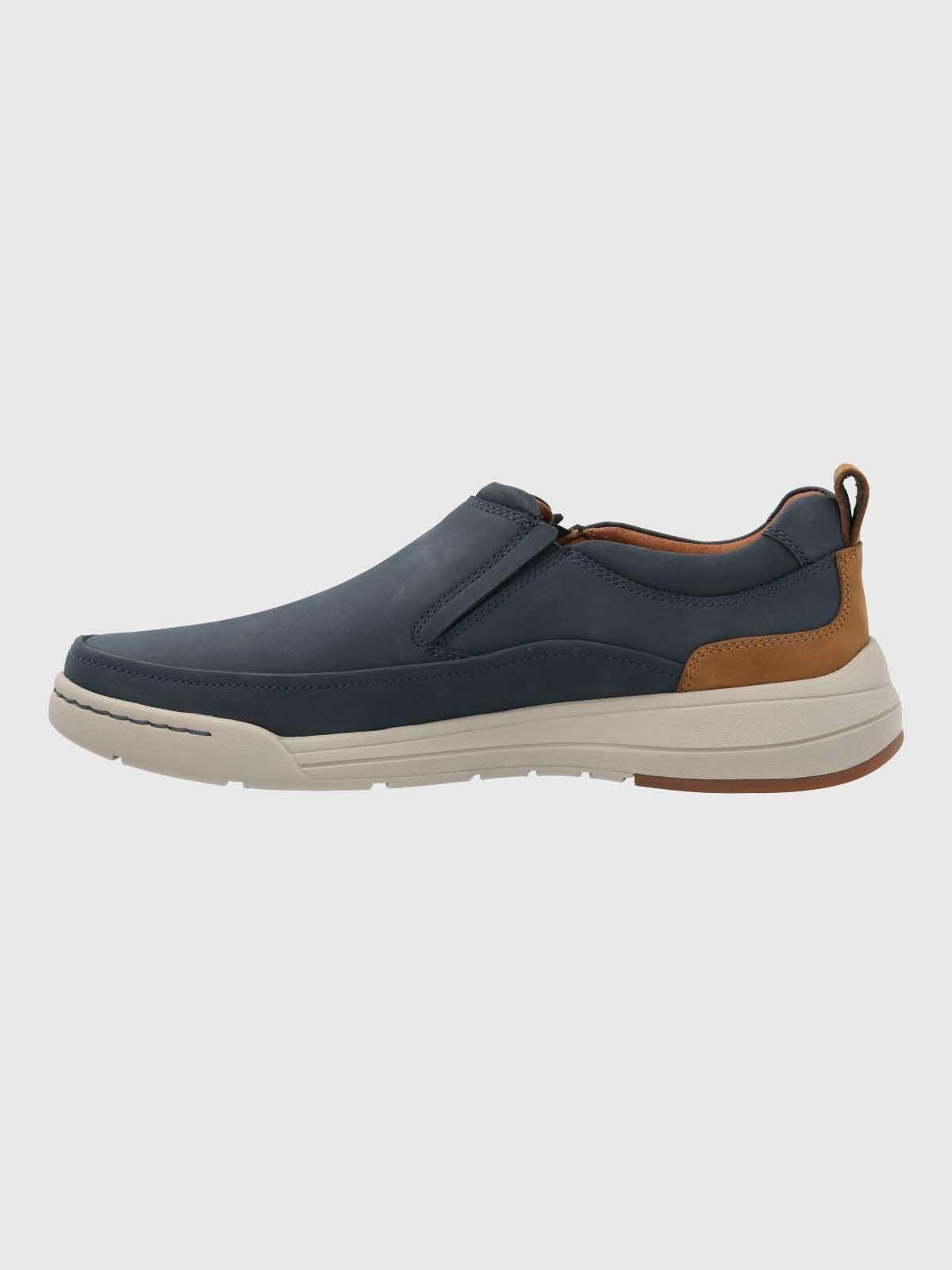 Zapato Hombre Cuero Hunt Azul-5