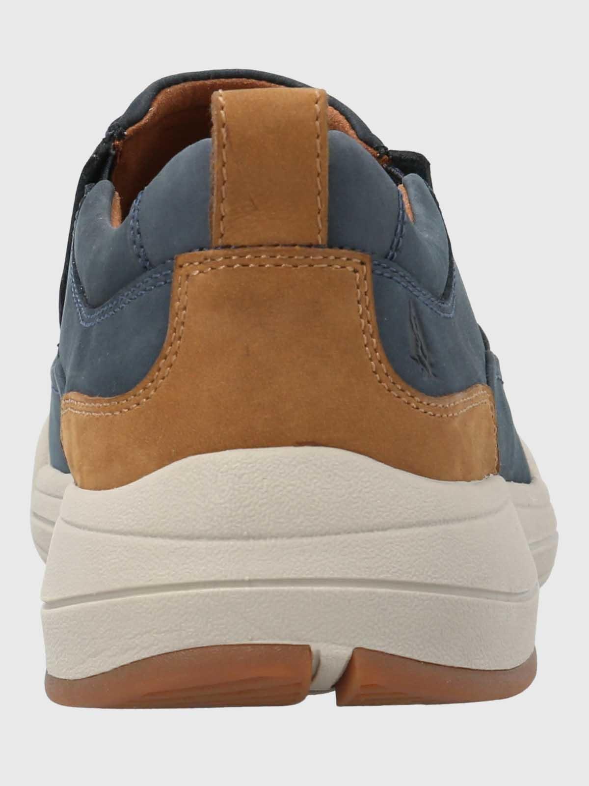 Zapato Hombre Cuero Hunt Azul-6