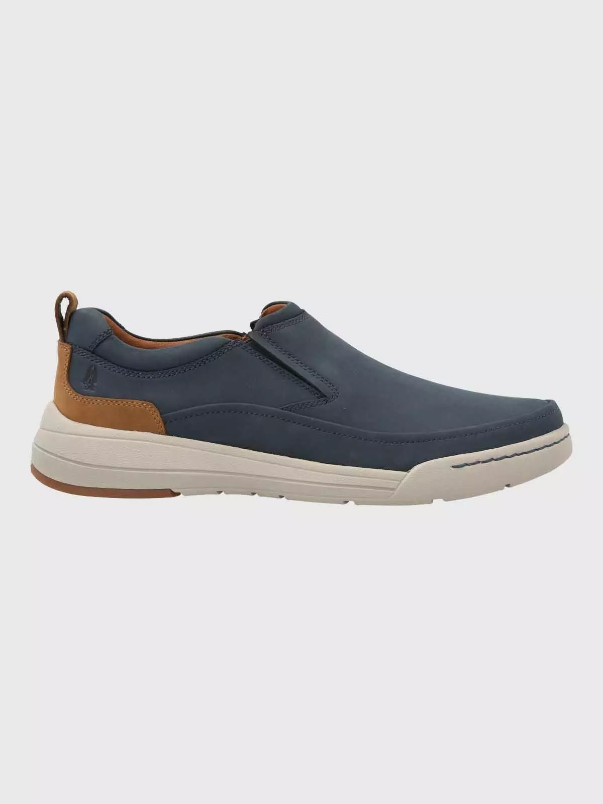 Zapato Hombre Cuero Hunt Azul-1