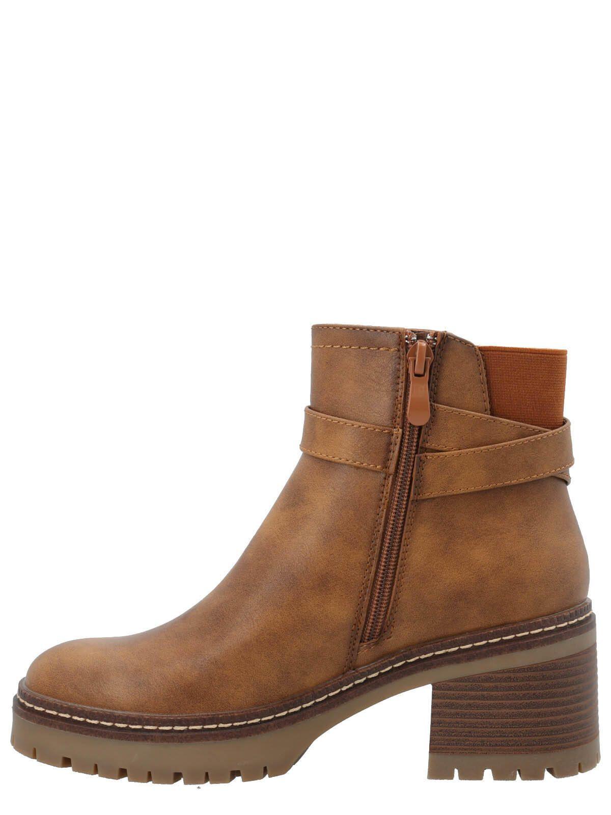 Botín Florentina Mujer Camel-4