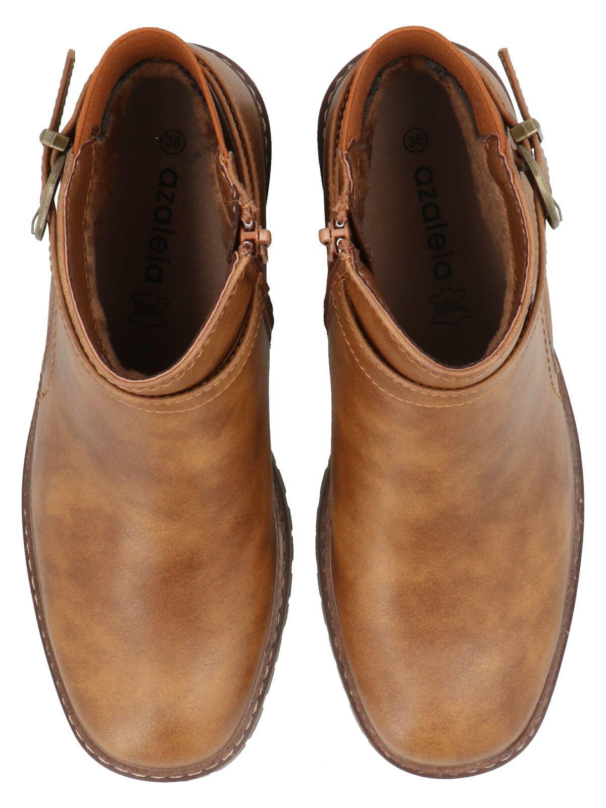 Botín Florentina Mujer Camel-6