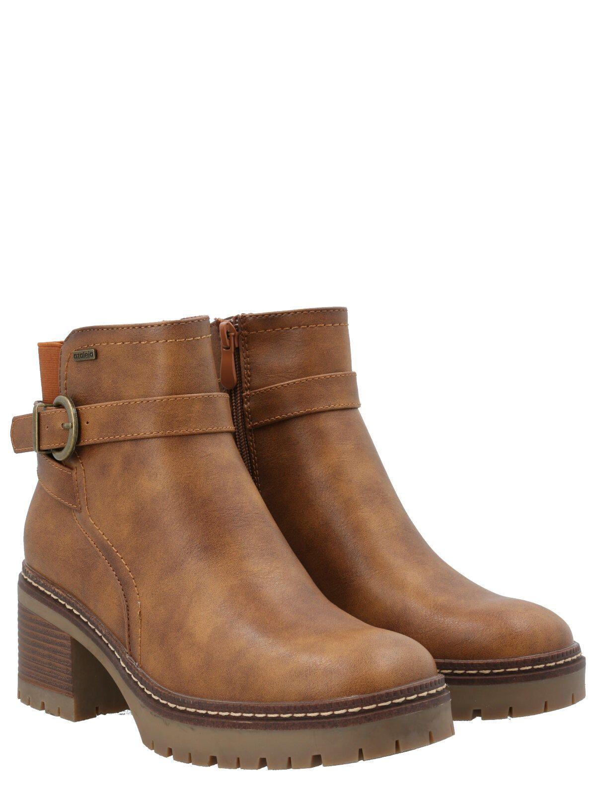 Botín Florentina Mujer Camel-7