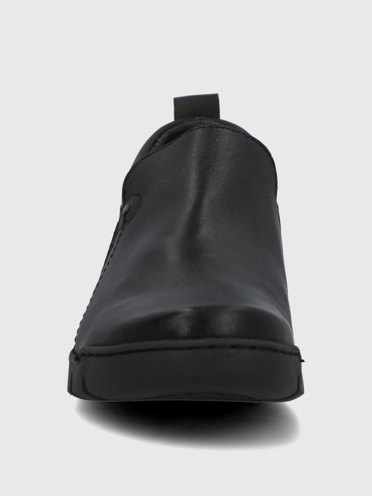 Slip On Cuero Mujer Henry II Negro-3