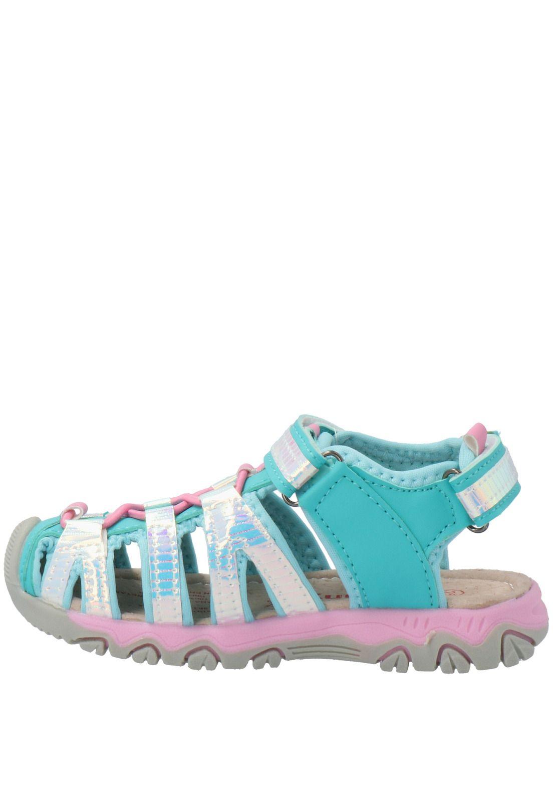 Sandalia Diana Turquesa-4