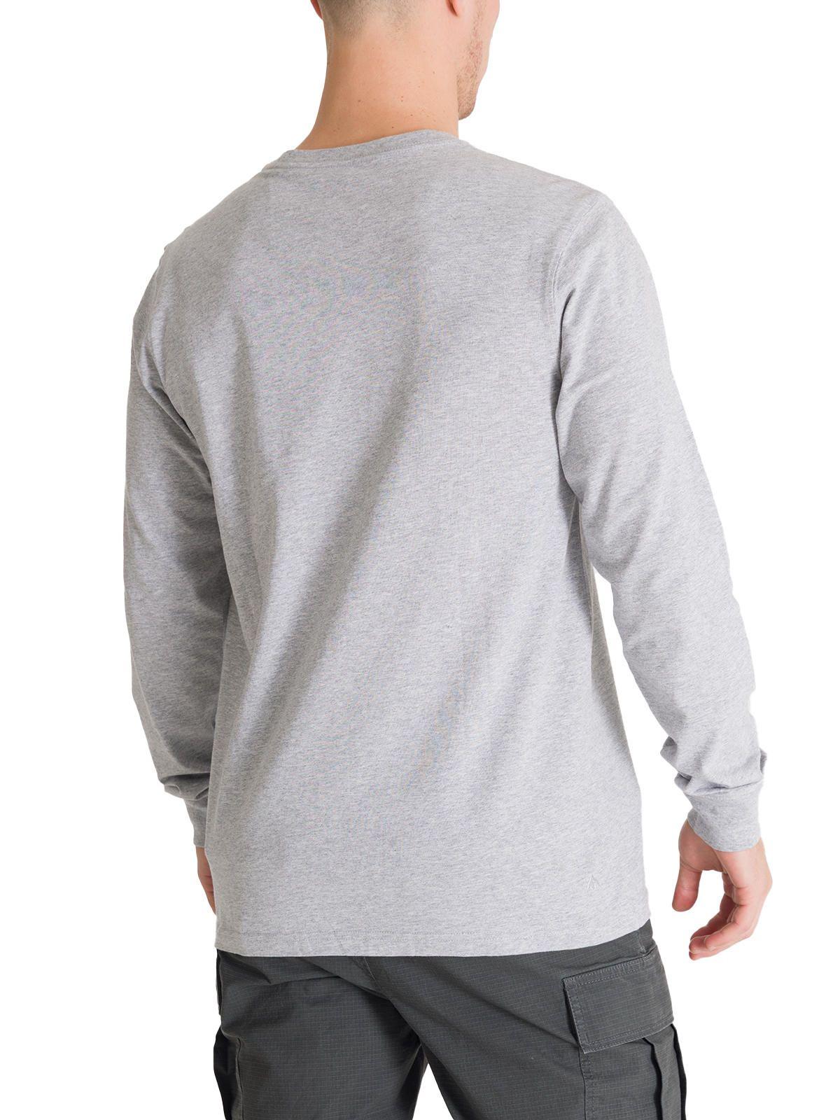 Polera Manga Larga Hombre Colfax Gris Burton-3