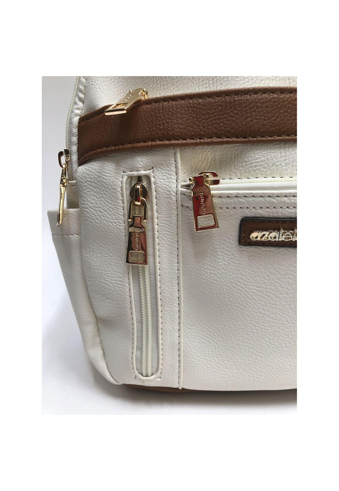 Mochila Mujer Flower Back Blanco Mujer-2
