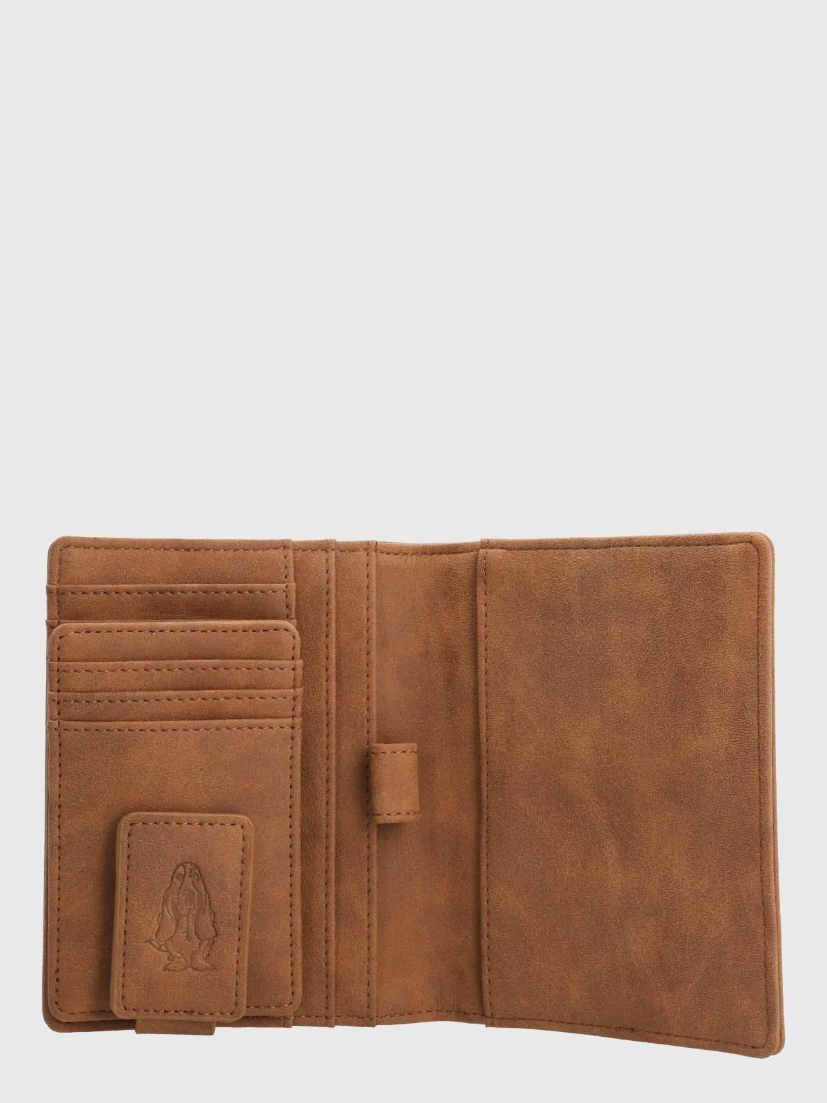 Billetera Ecocuero Mujer Drina Passport Caramelo-2