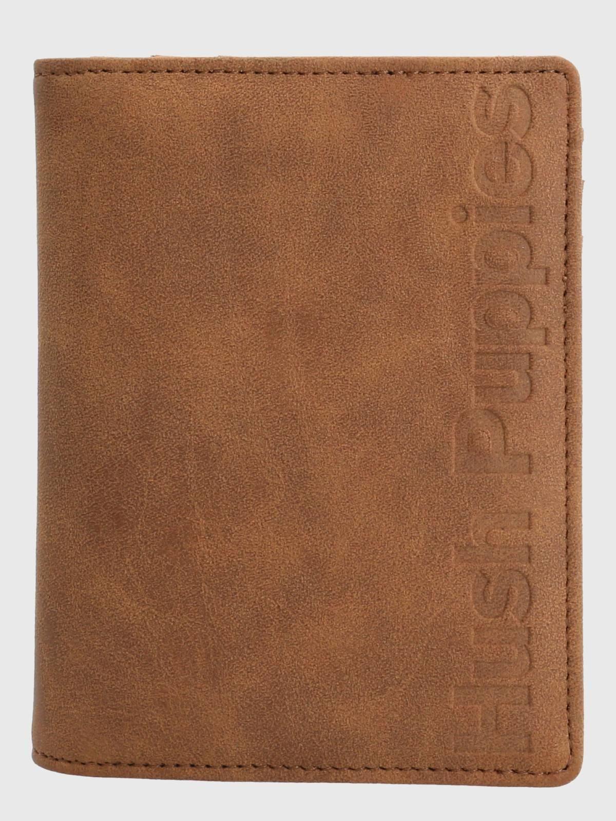 Billetera Ecocuero Mujer Drina Passport Caramelo-0