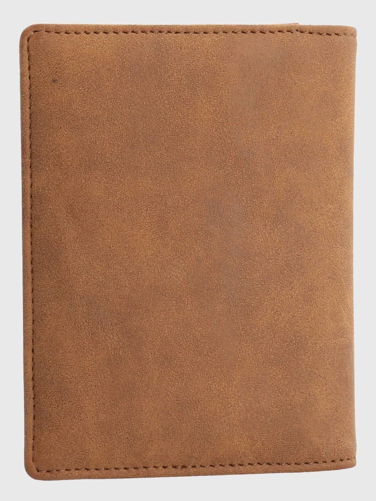 Billetera Ecocuero Mujer Drina Passport Caramelo-1