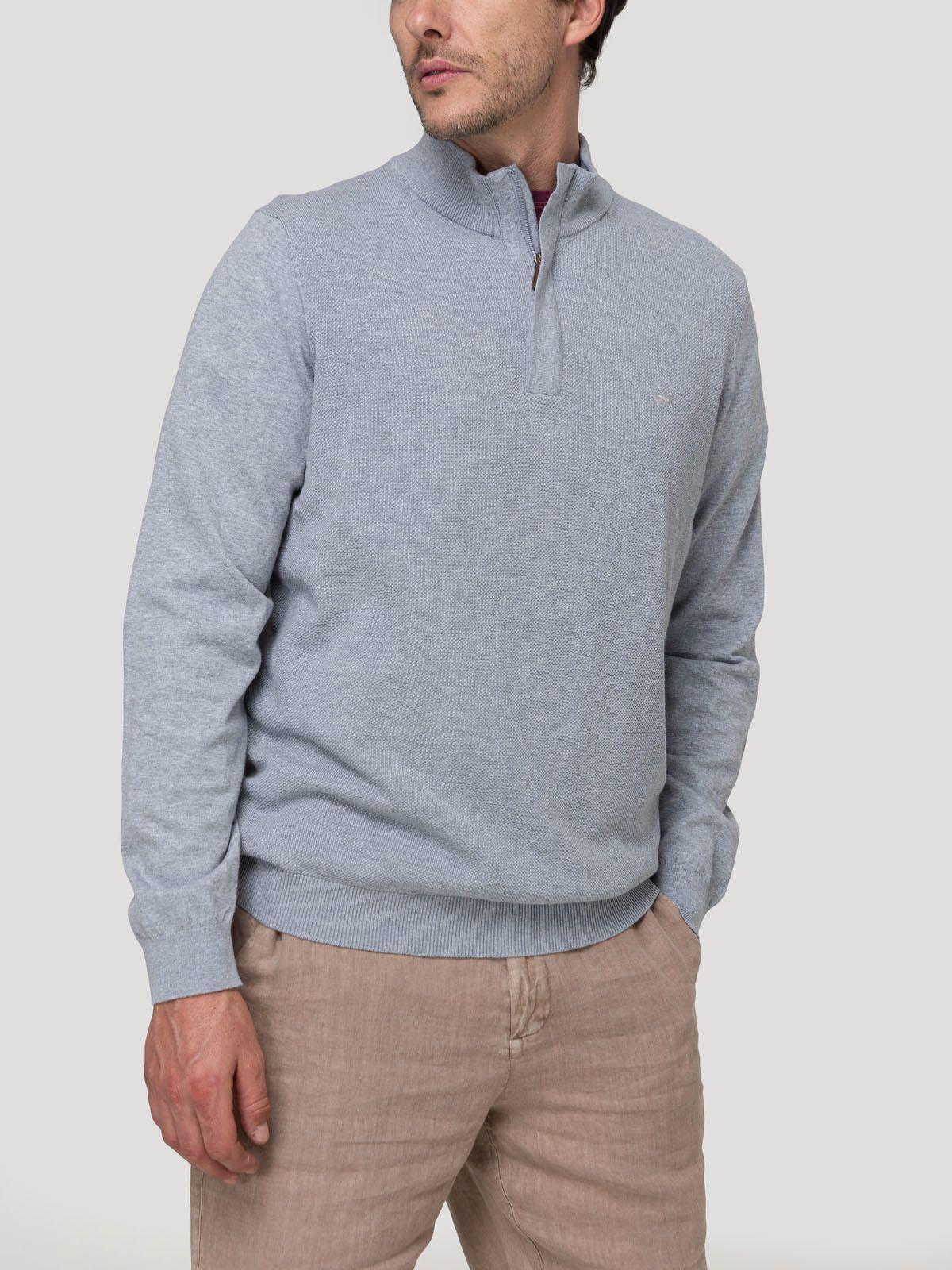 Sweater Algodón Orgánico Hombre Bilbao Gris-4