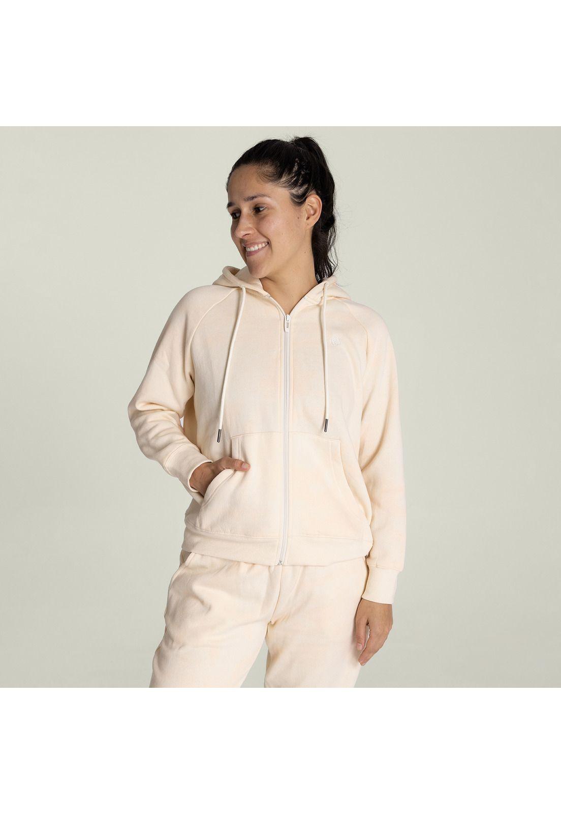 Polerón Mujer Hoodie F Zipper Emma Coral-0