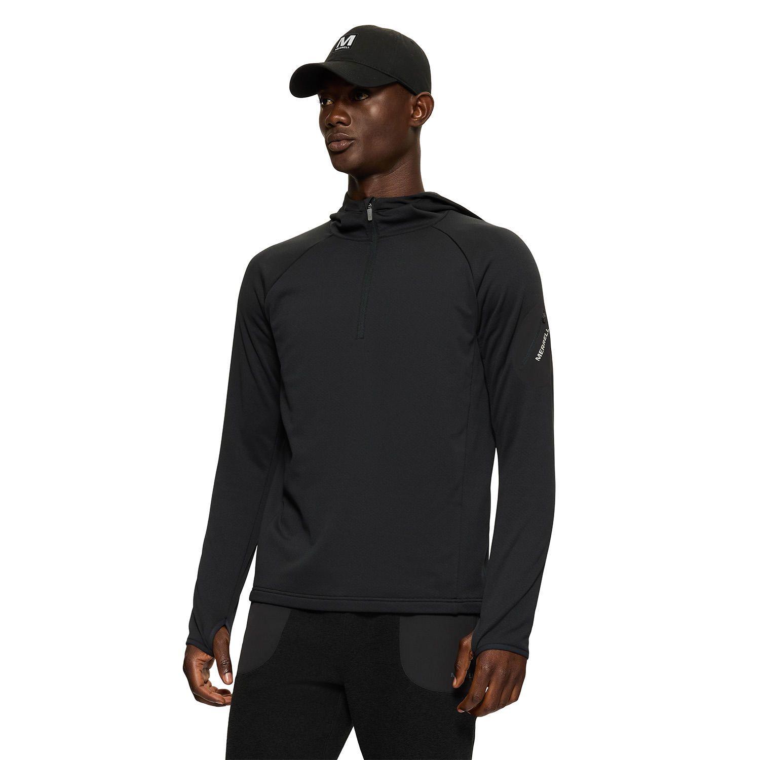 Polar Hombre Active Hoody Negro-1