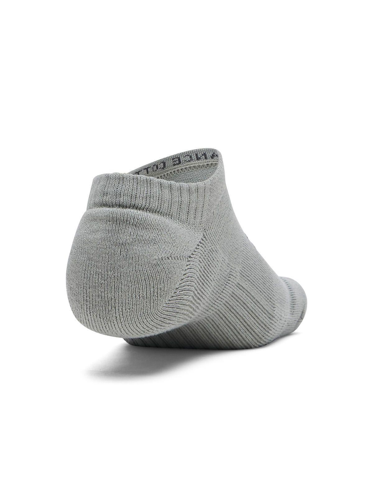 Calcetín UA Performance Algodón 3-Pack Gris Unisex-1