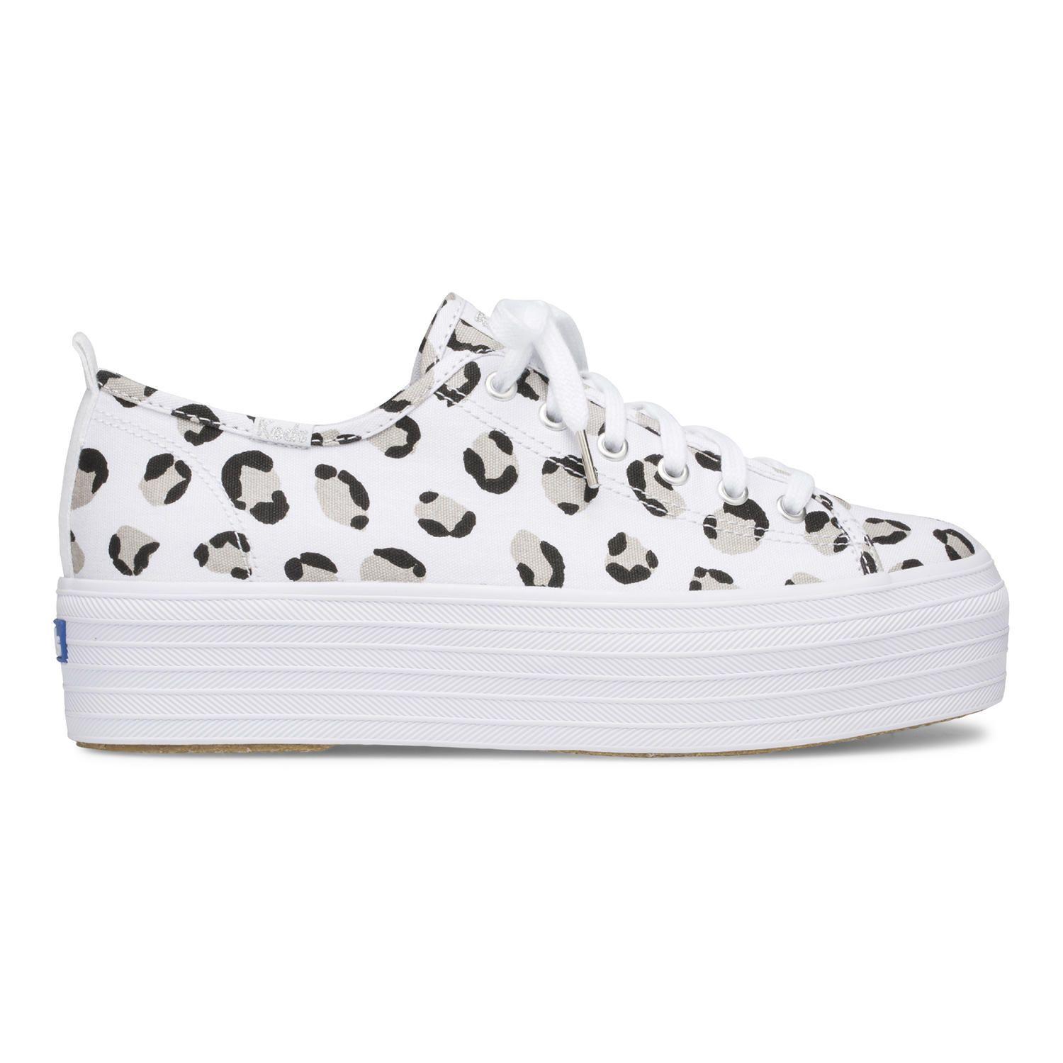 Zapatilla Mujer Triple Up Leopard Blanco -0