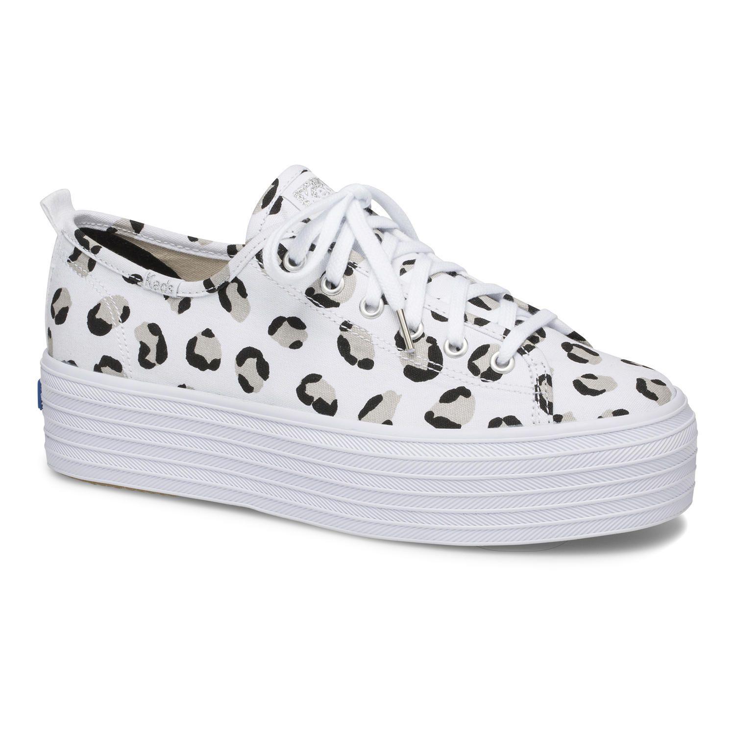 Zapatilla Mujer Triple Up Leopard Blanco -1